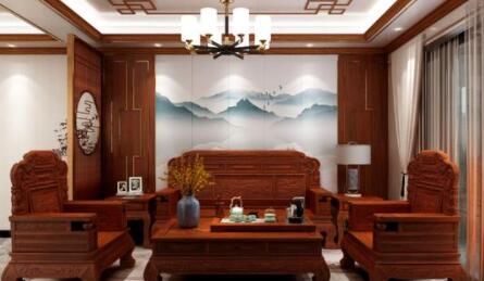 酒泉如何装饰中式风格客厅？